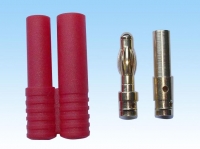 Рзъем в корпусе D4.0mm gold plated connectors with a Halter  [ a