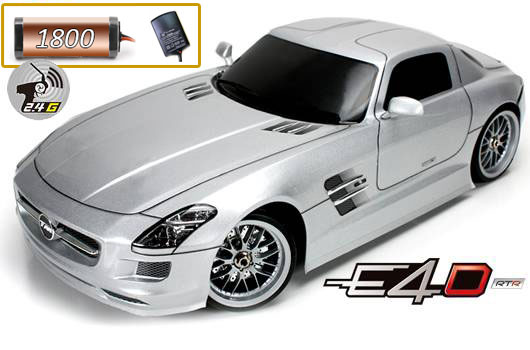 Дрифт 1/10 электро E4D SLS RTR (2.4ГГц, аккумулятор, З.У.) [ 1/