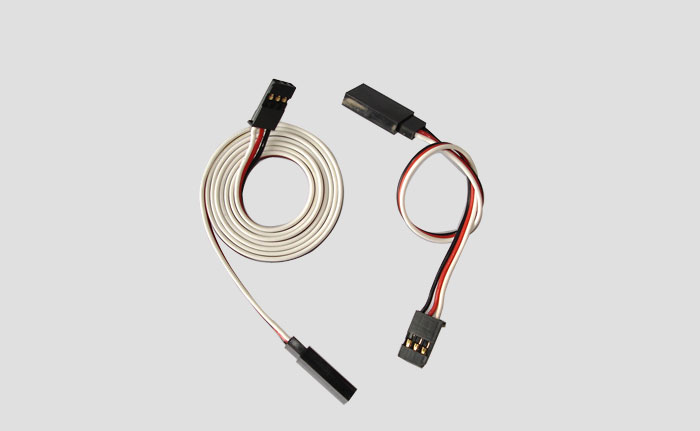 Удлинительный серво кабель, Futaba, 15см [ 15CM 22AWG Futaba ex