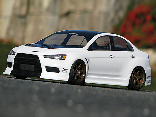 Кузов туринг 1/10 - MITSUBISHI LANCER EVO X (200mm) некрашеный